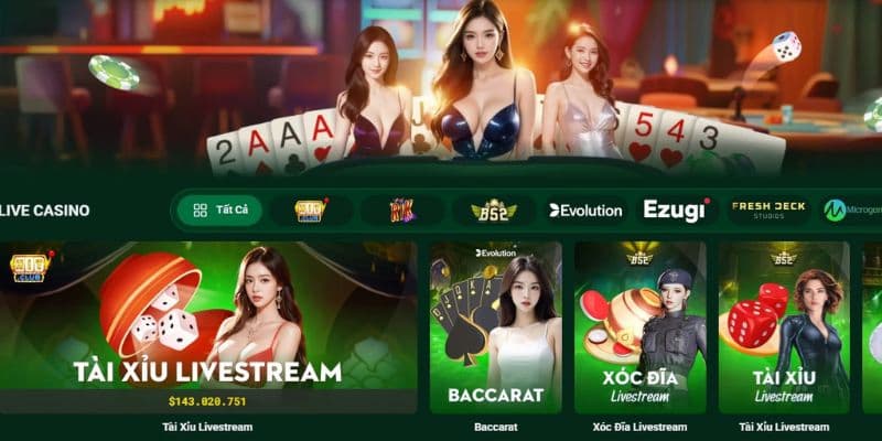 Các trò chơi nổi bật tại Casino FM88